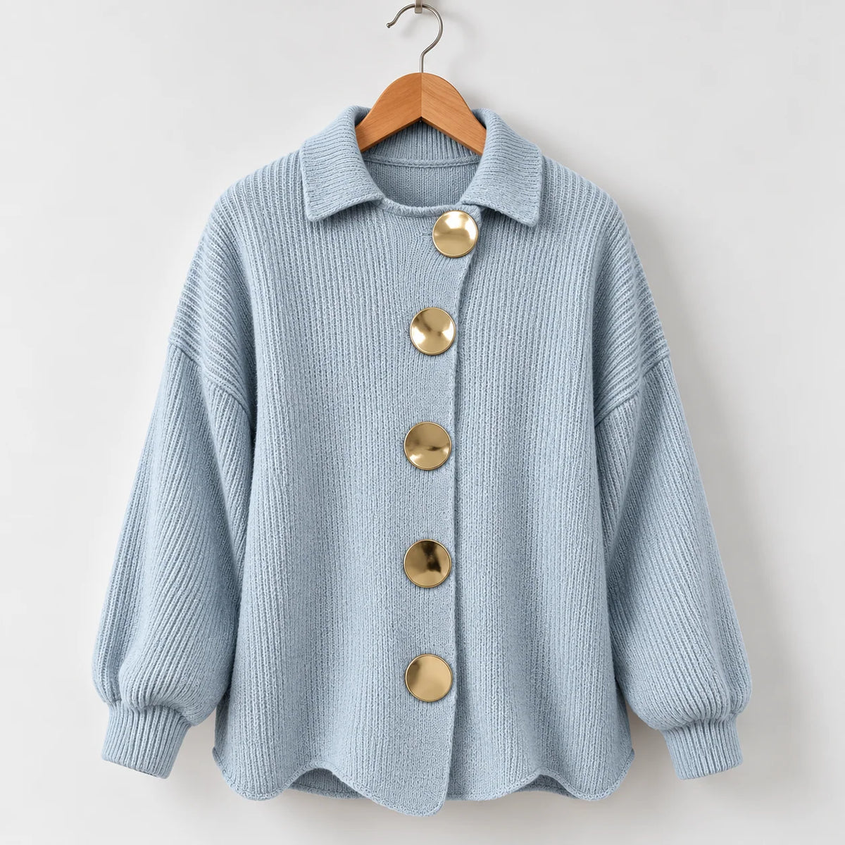 Aurum Oversized Button Cardigan