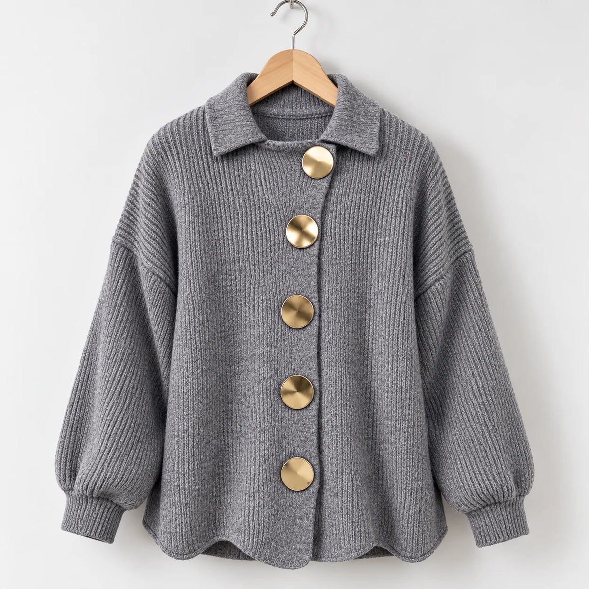 Aurum Oversized Button Cardigan