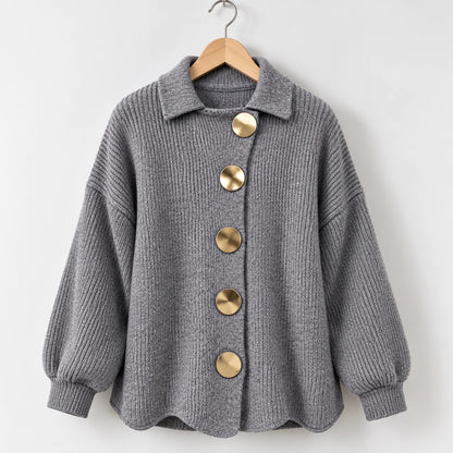 Aurum Oversized Button Cardigan