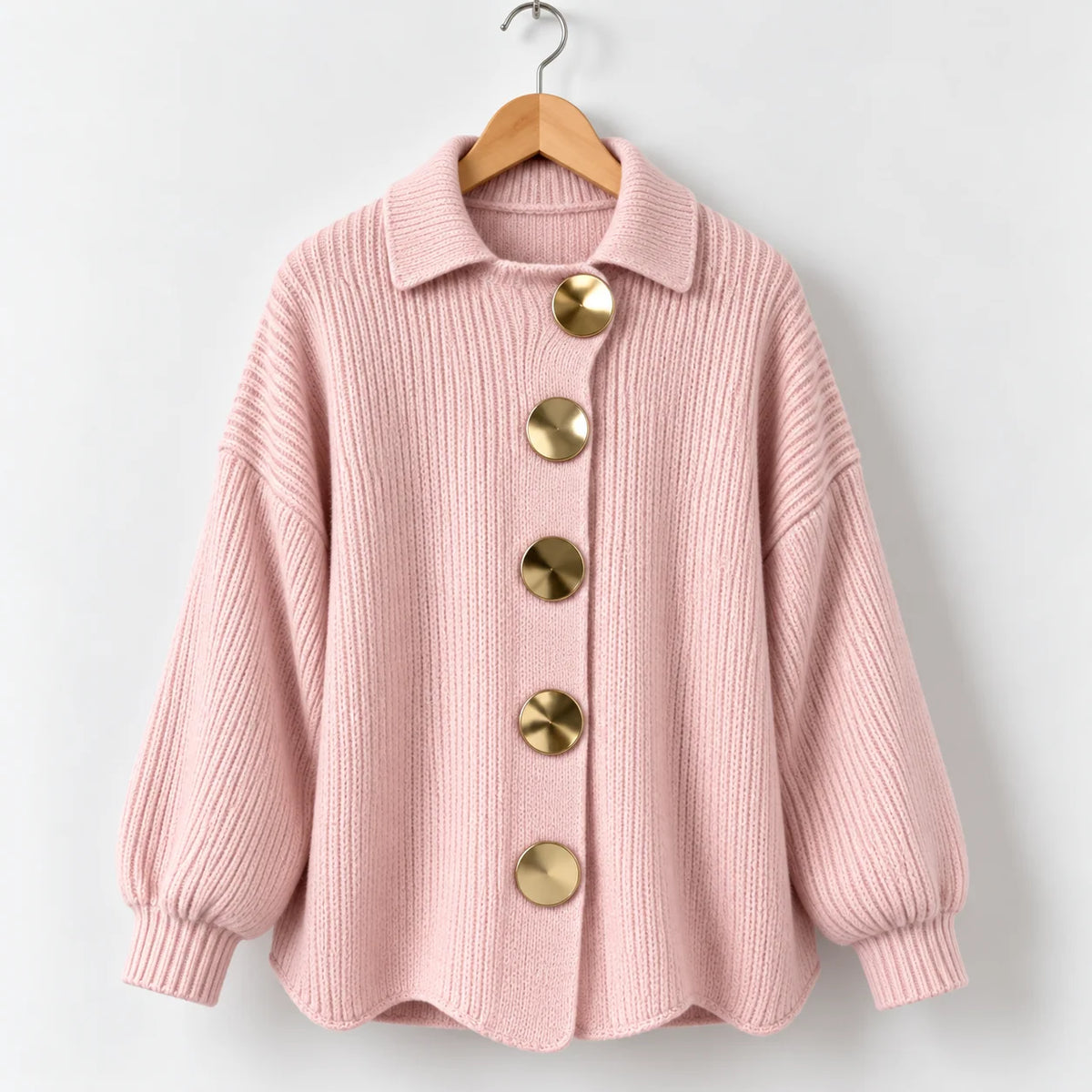 Aurum Oversized Button Cardigan