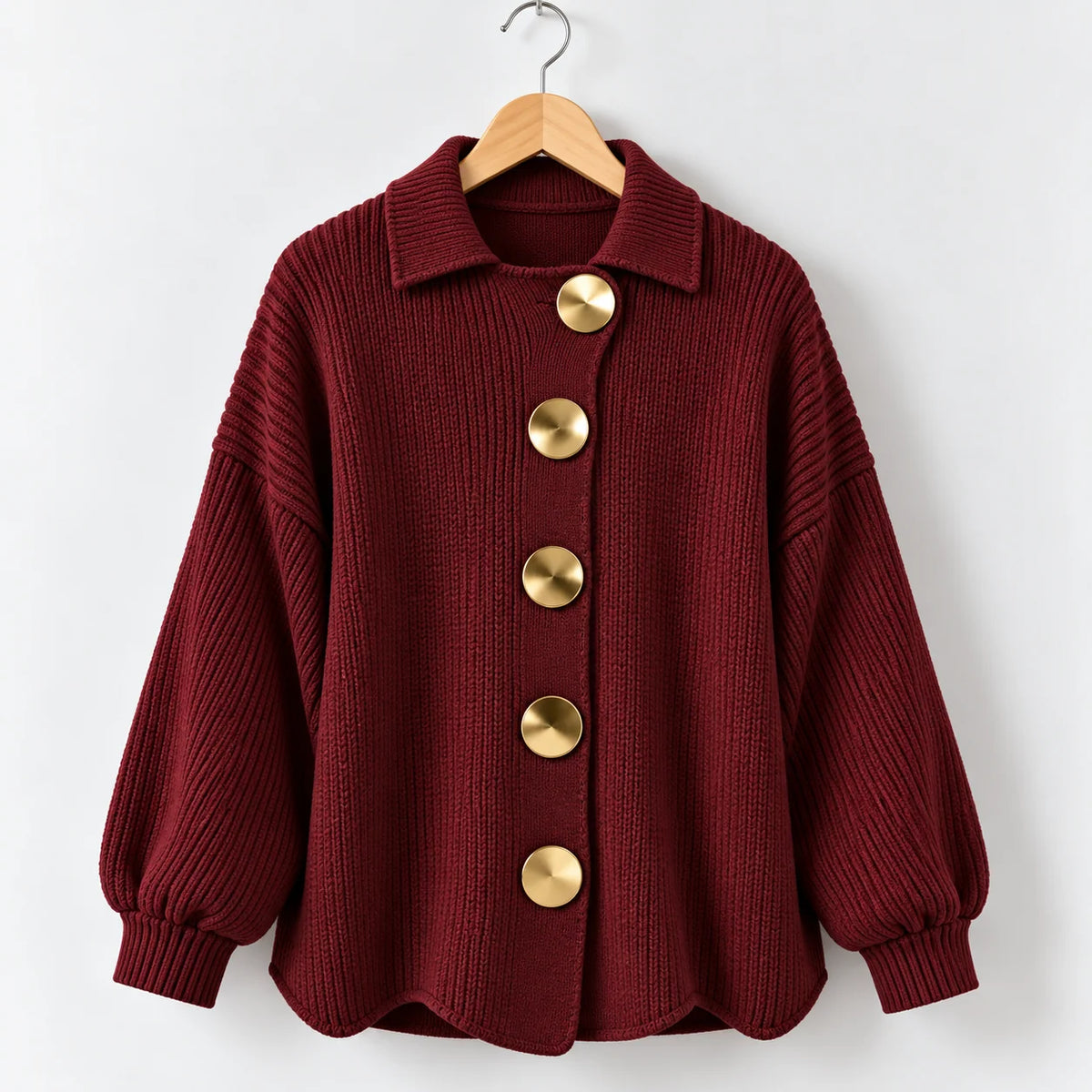 Aurum Oversized Button Cardigan